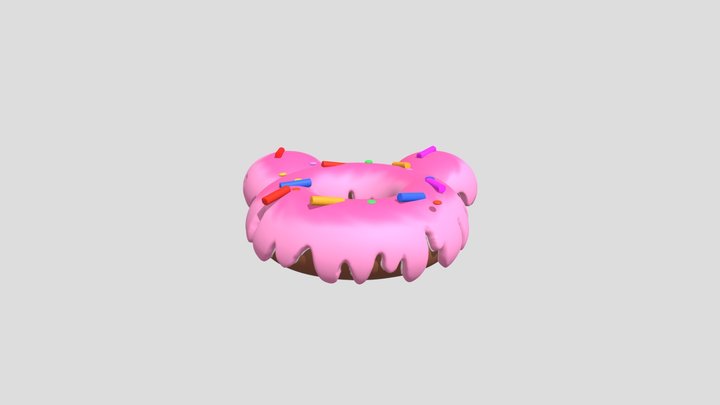 甜甜圈 3D Model