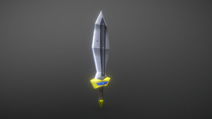 Lowpoly Sword 3D Model