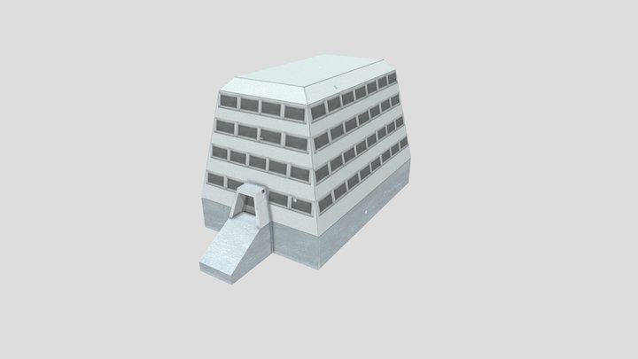 Sci Fi Building 3D Model