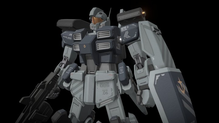 RGM-86R - Nouvel GM III 3D Model