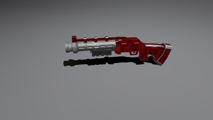 Customized Shotgun 3D Model