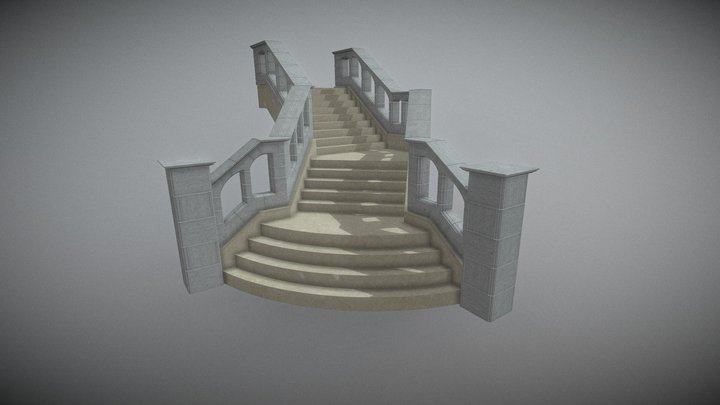 Terracotta Balustrading 3D Model