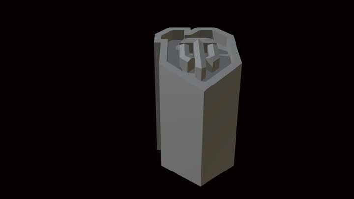 Wot_10_Logo_Metal 3D Model