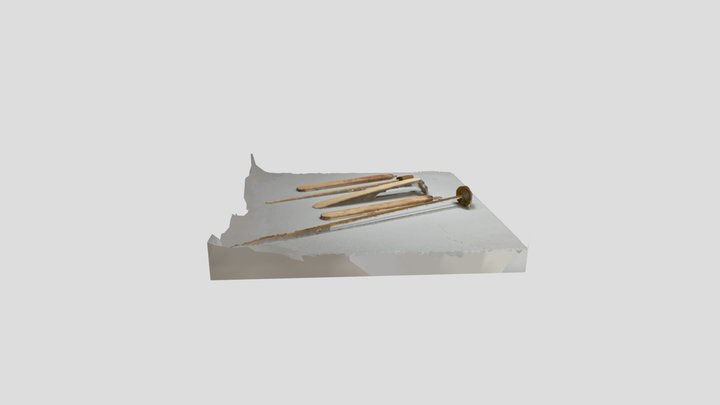 Handmade Ceramic Tools 3D Model