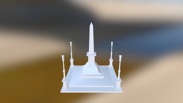 PRAÇA SETE DE SETEMBRO 3D Model