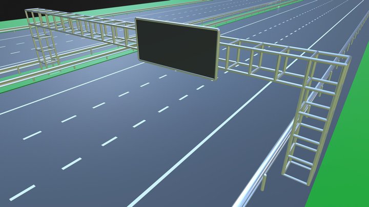 Freeway or Highway 3D Model