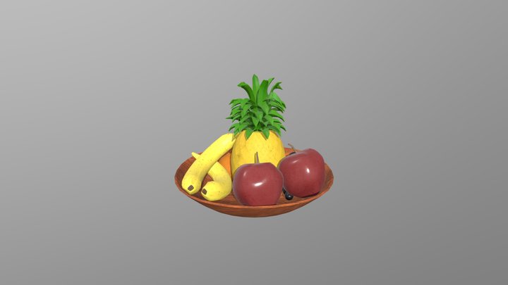 Fruit Bowl 3D Model