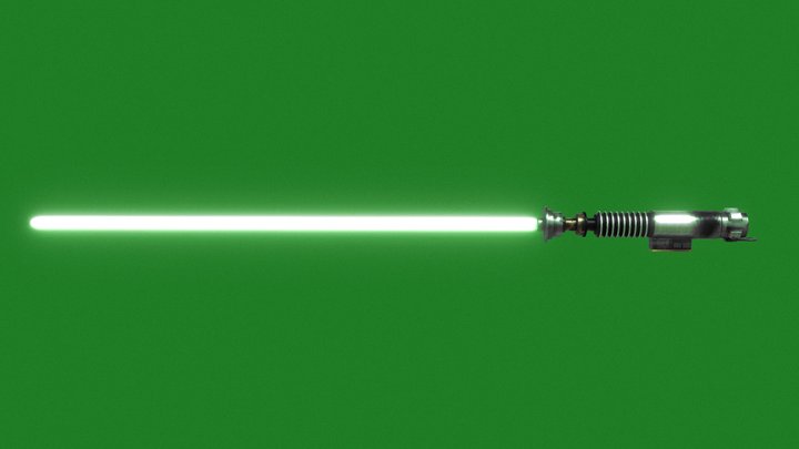 Star Wars - Luke's Lightsaber 3D Model
