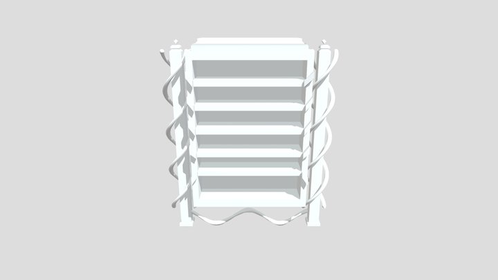Wizard Bookshelf 3D Model