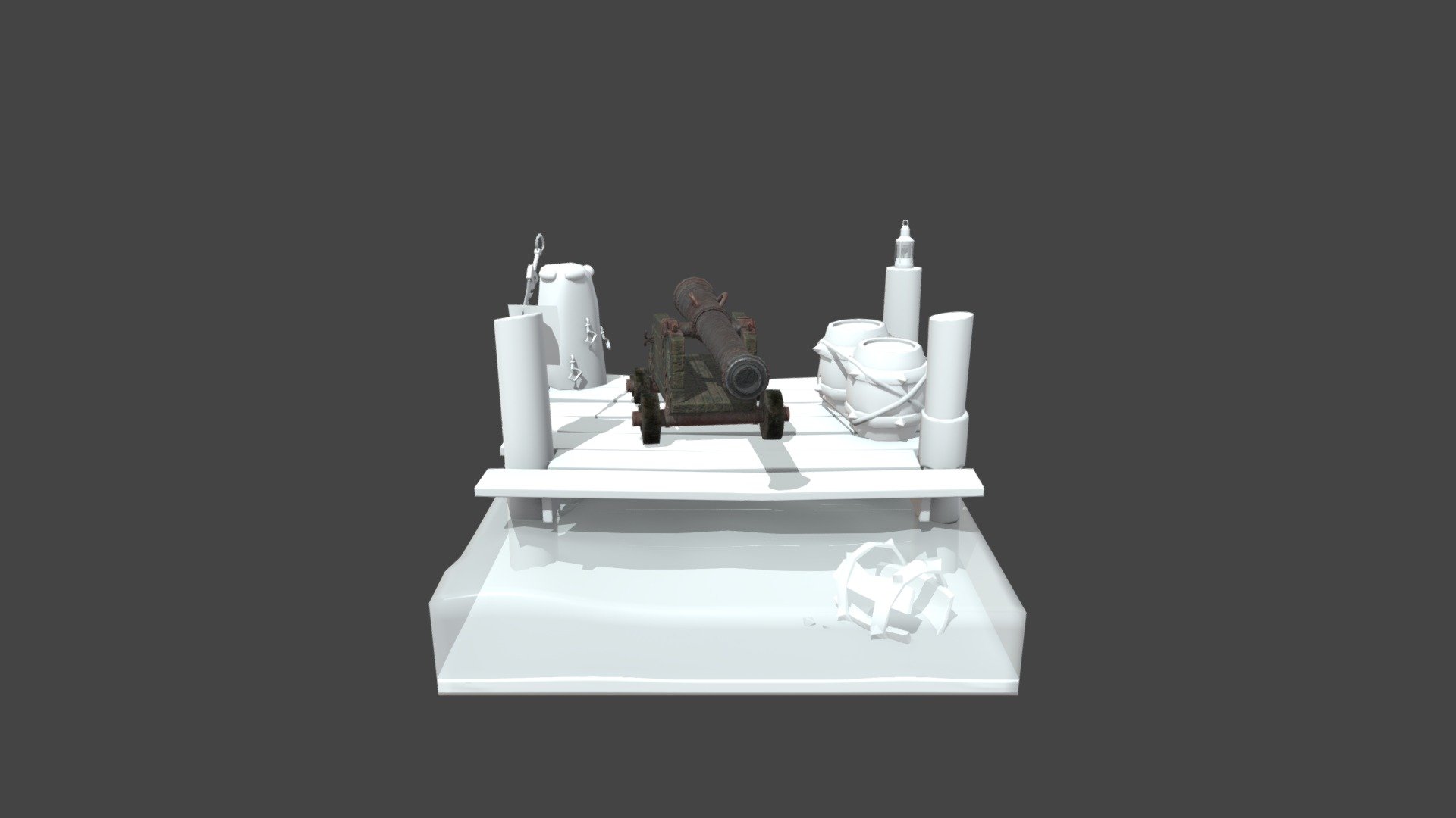 Enviornment Bake with Textured Cannon OLD