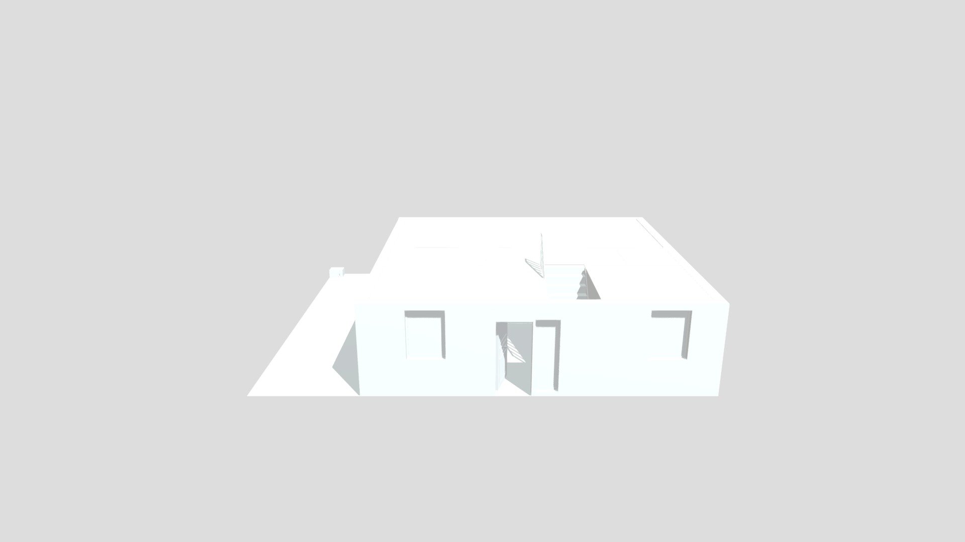 Custom House City With Tent-Roof