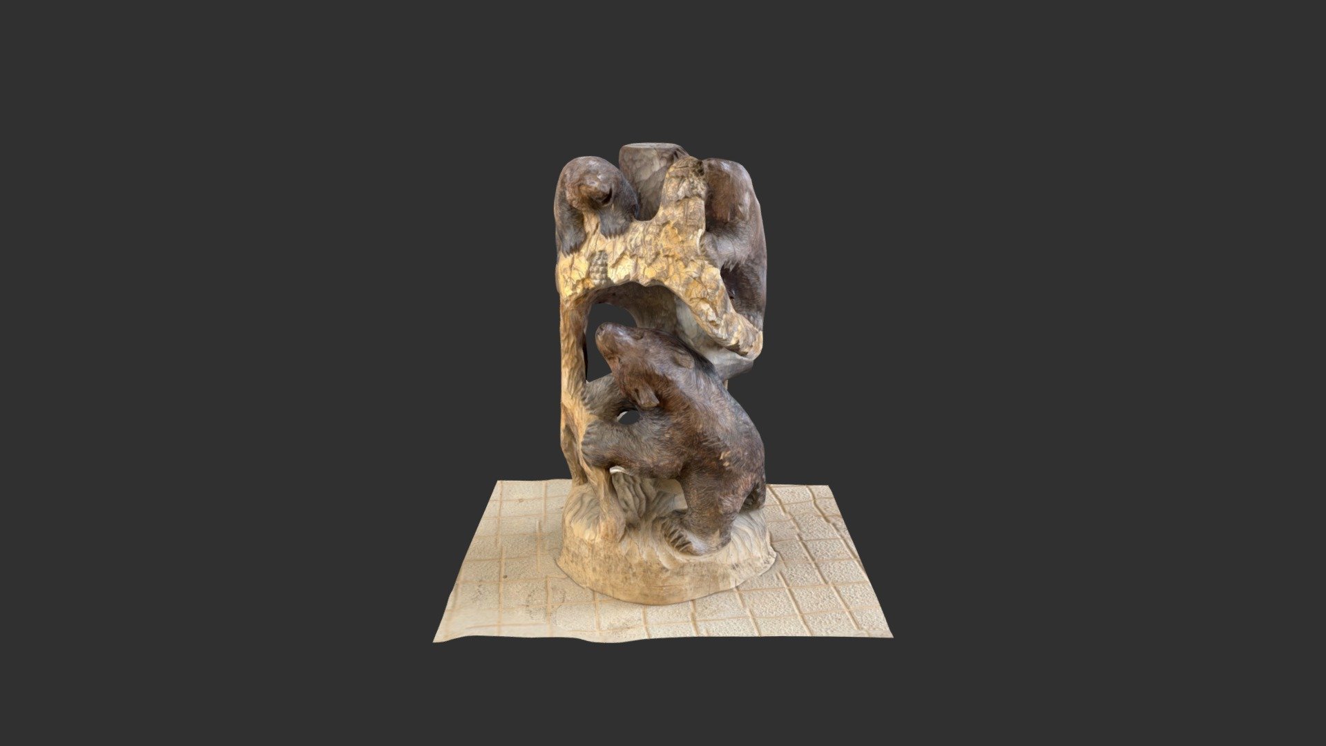木彫りの熊｜Bear wood carving