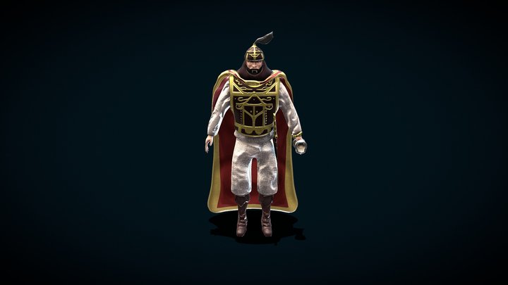 Wandering Traveller - The Exiled Khan 3D Model