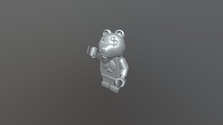 Money Bear lego 3D Model