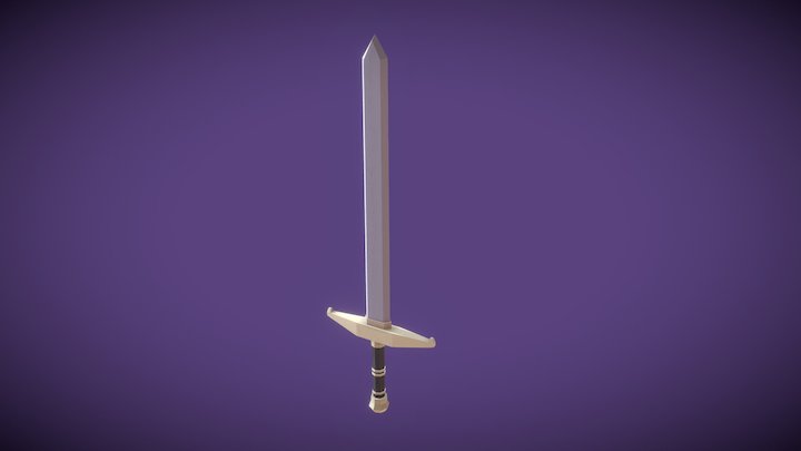 Sword Low Poly 3D Model
