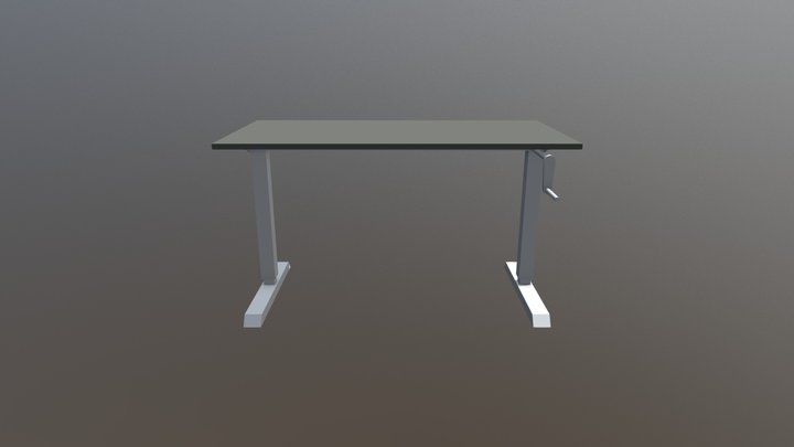 Manual Desk - Household Props Challenge 3D Model