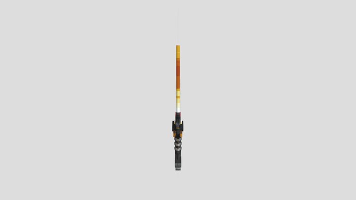 Flame Sword 3D Model