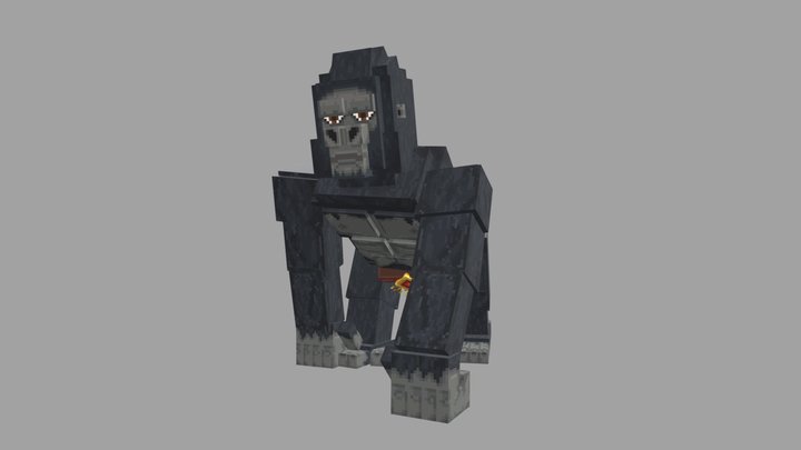 Massive gorilla 3D Model