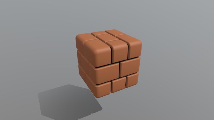 Brick Block (Super Mario Bros.) 3D Model