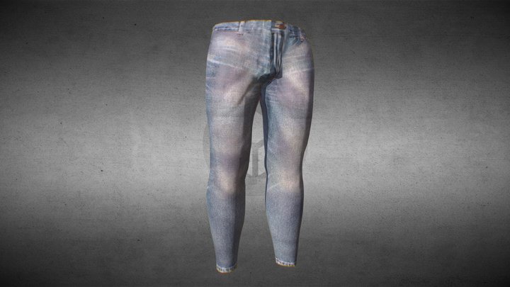 Jeans Model 3D Model