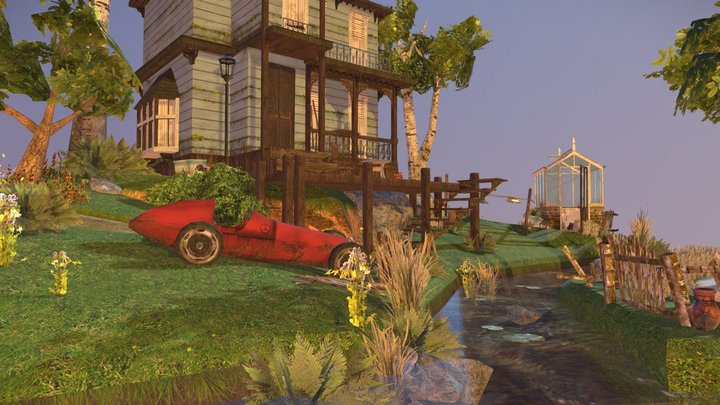 DAE Diorama - GRANDMA'S HOUSE 3D Model