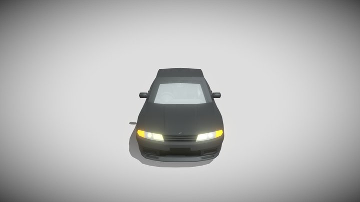 Nissan Skyline R32 (low poly) 3D Model