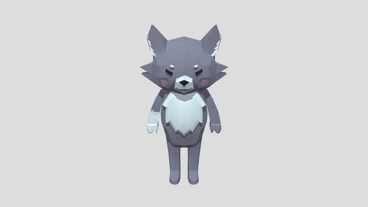 Kali the Big Bad Wolf 3D Model
