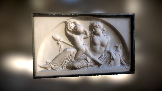 Bacchante and a Satyr – Kostenloses 3D-Modell STL