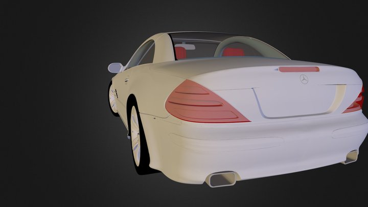 Merc SL55.3DS 3D Model