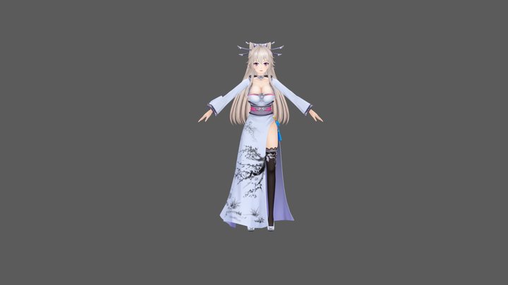 Madame White Snake/ Chinese Fantasy story 3D Model
