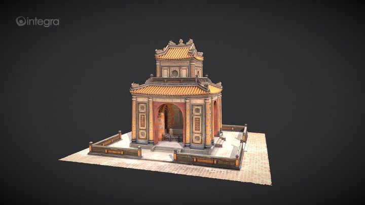 Tomb of Emperor Tu Duc, Hué Complex, Vietnam 3D Model