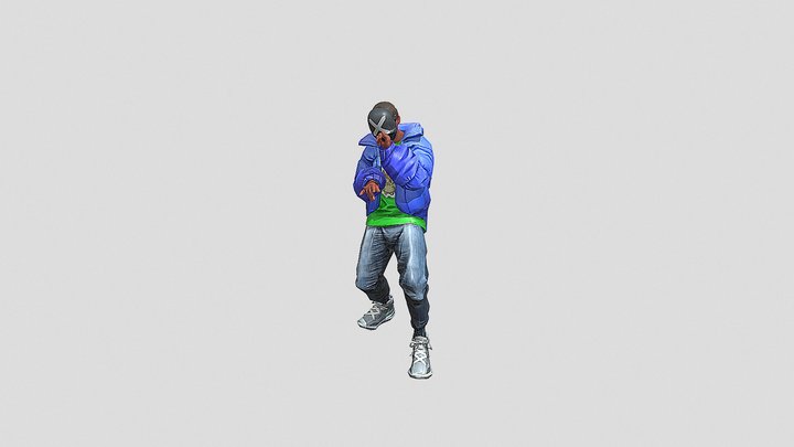 22Block Rapper 3D Model