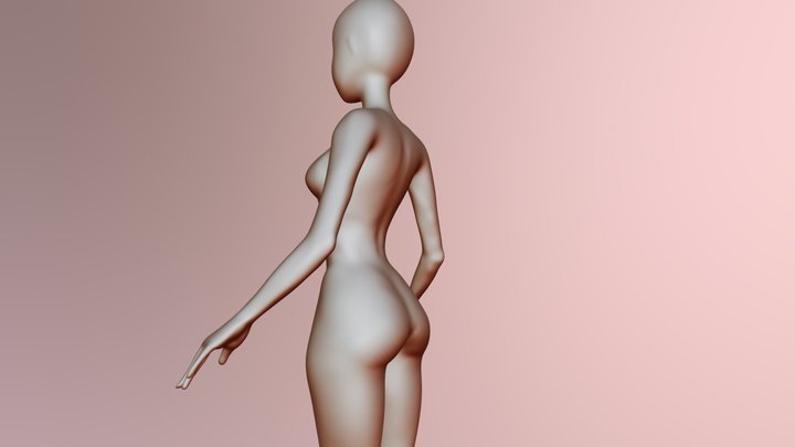 Girl Test 3D Model