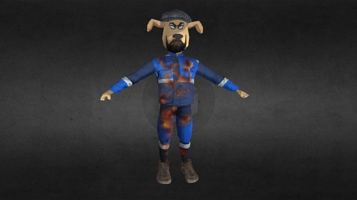 Петрович Говновозов из Пять ночей с тимохой 4 3D Model