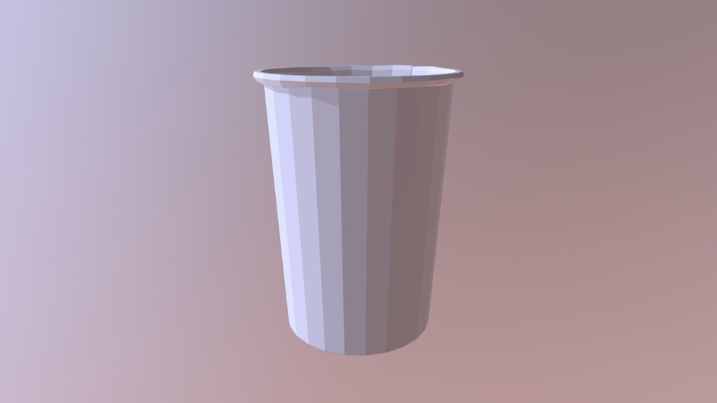 paper cup - 3D model by scottkrieger [85e0edb] - Sketchfab