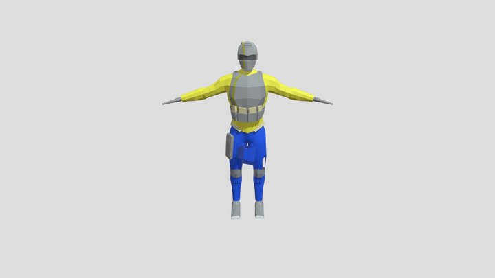 Dying 3D Model