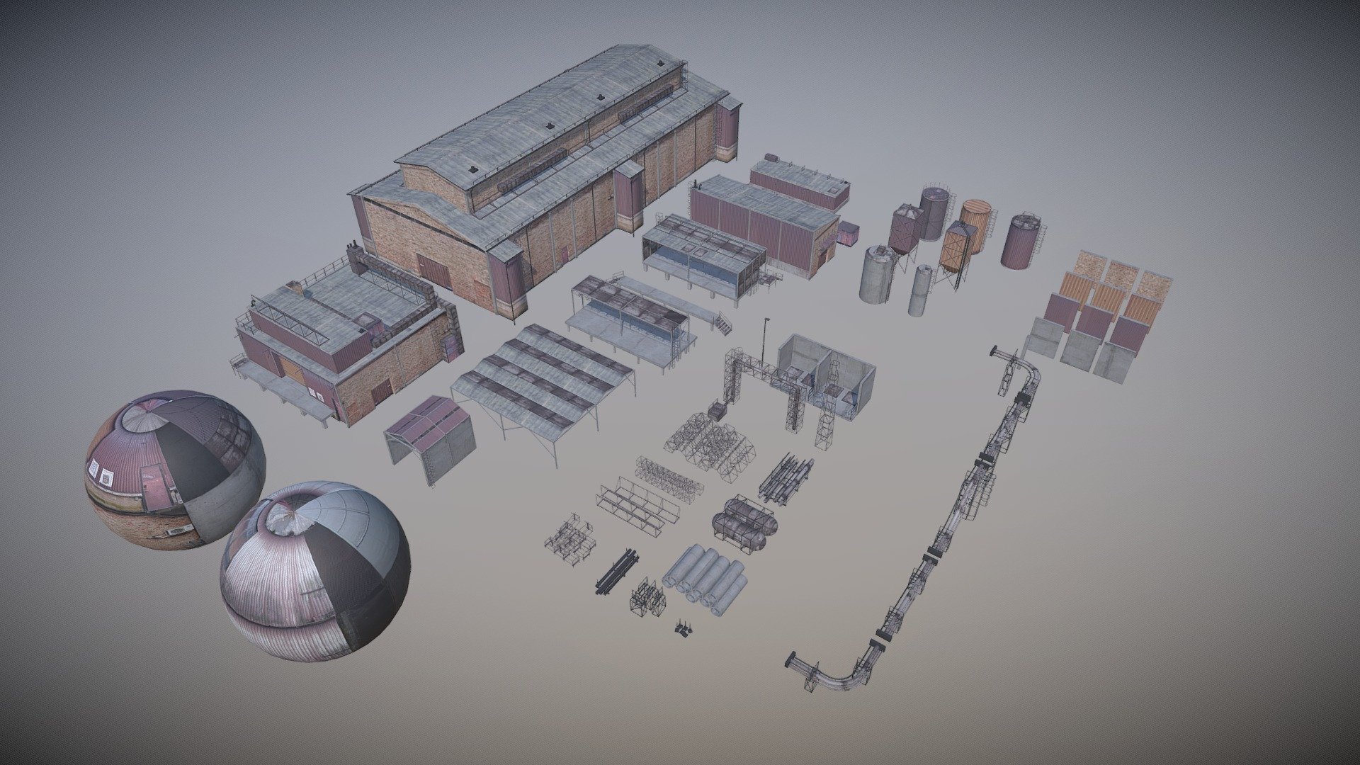 Lowpoly Building Industry