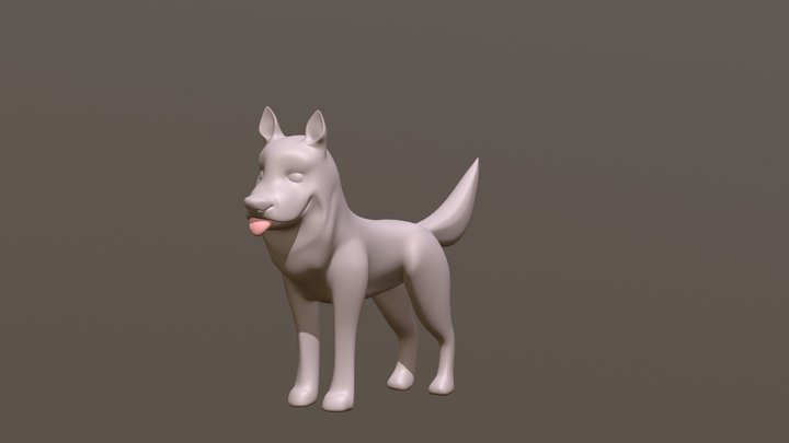 HUSKY 3D Model