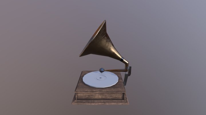 Gramofono 3D Model