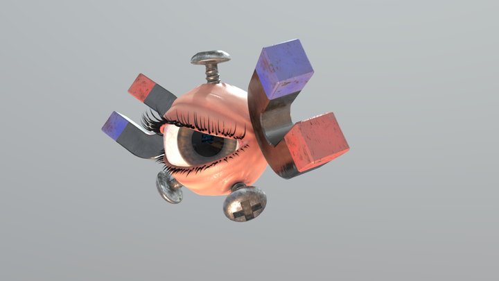 Magnemite 3D Model