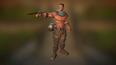 Steampunk Sherif 3D Model