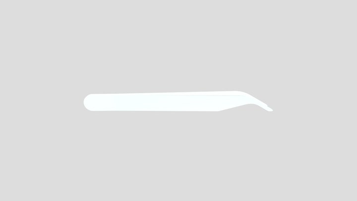 Simple tweezers 3D Model