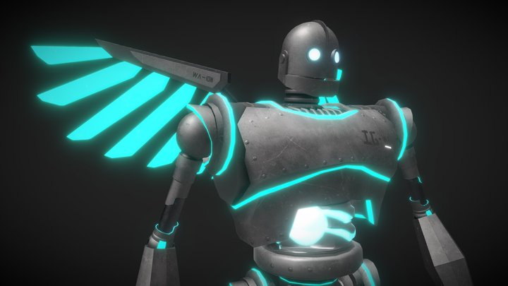 Iron Giant - War Angel (HIK Rigged) 3D Model