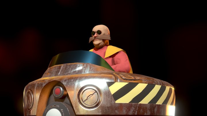 Dr. Robotnik 3D Model