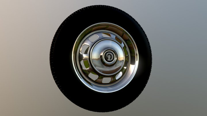 Jaguar Steel Wheel – Free 3D Model STL