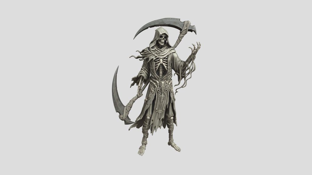 Death Lord Reaper Figurine STL | Dark Fantasy…