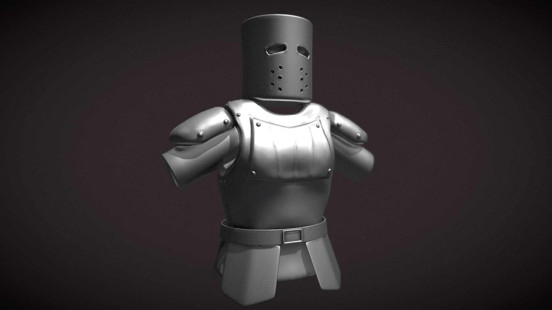 Day 16 - Melting Armor (Sculpt January 2021) - Buy Royalty Free 3D ...