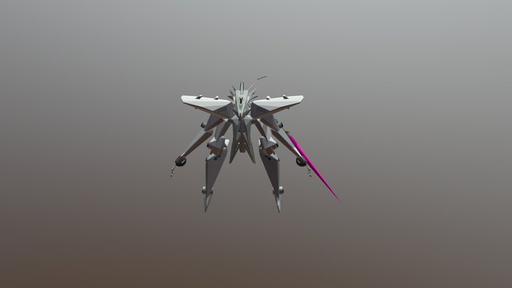 armored_core_lookn_mech 3D Model