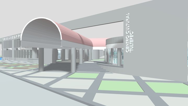 CULTURAL CENTER by DOCE INGENIEROS ARQUITECTOS 3D Model