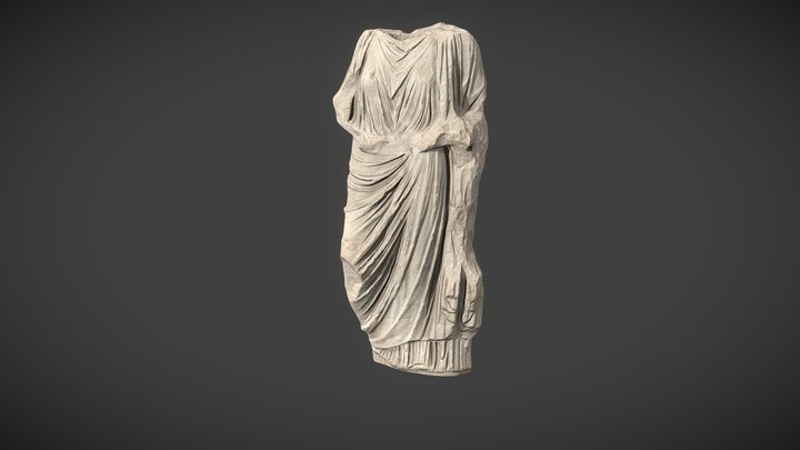 Estátua de orante | Praying statue 3D Model